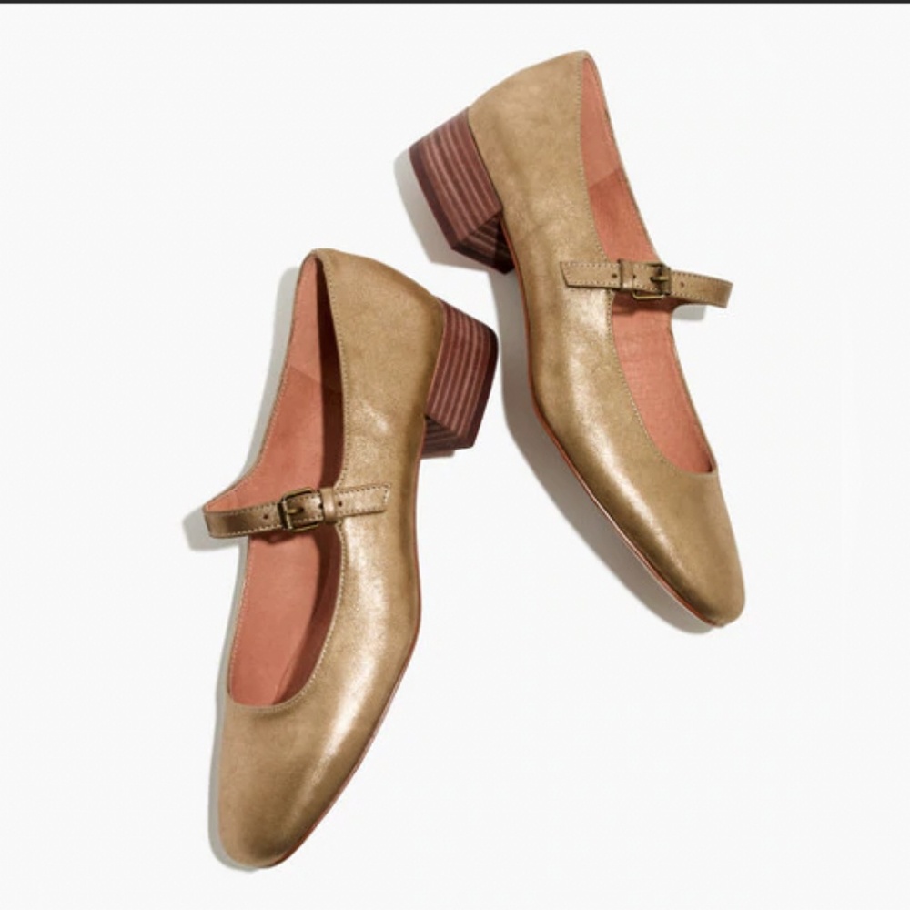 The Delulah Mary Jane in Metallic